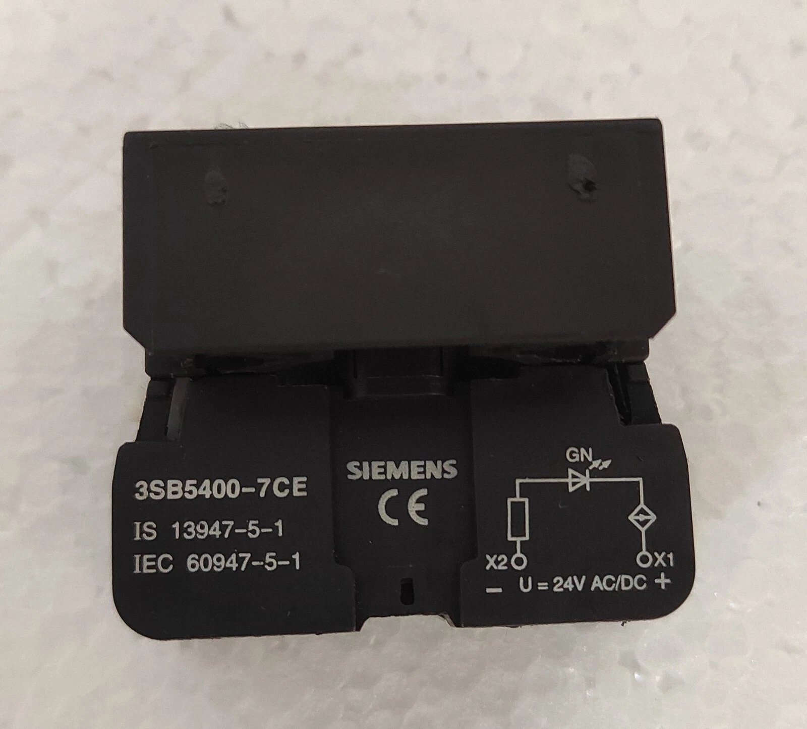 SIEMENS 3SB5400-7CE CONTACT BLOCK